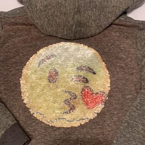 Vintage Havana smilie sequins  sweat shirt